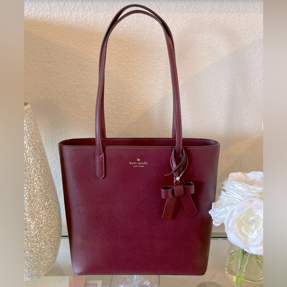 kate spade Bags Kate Spade Brynn Tote In Deep Berry Poshmark